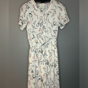 Sienna Sky Pant Romper White and Floral